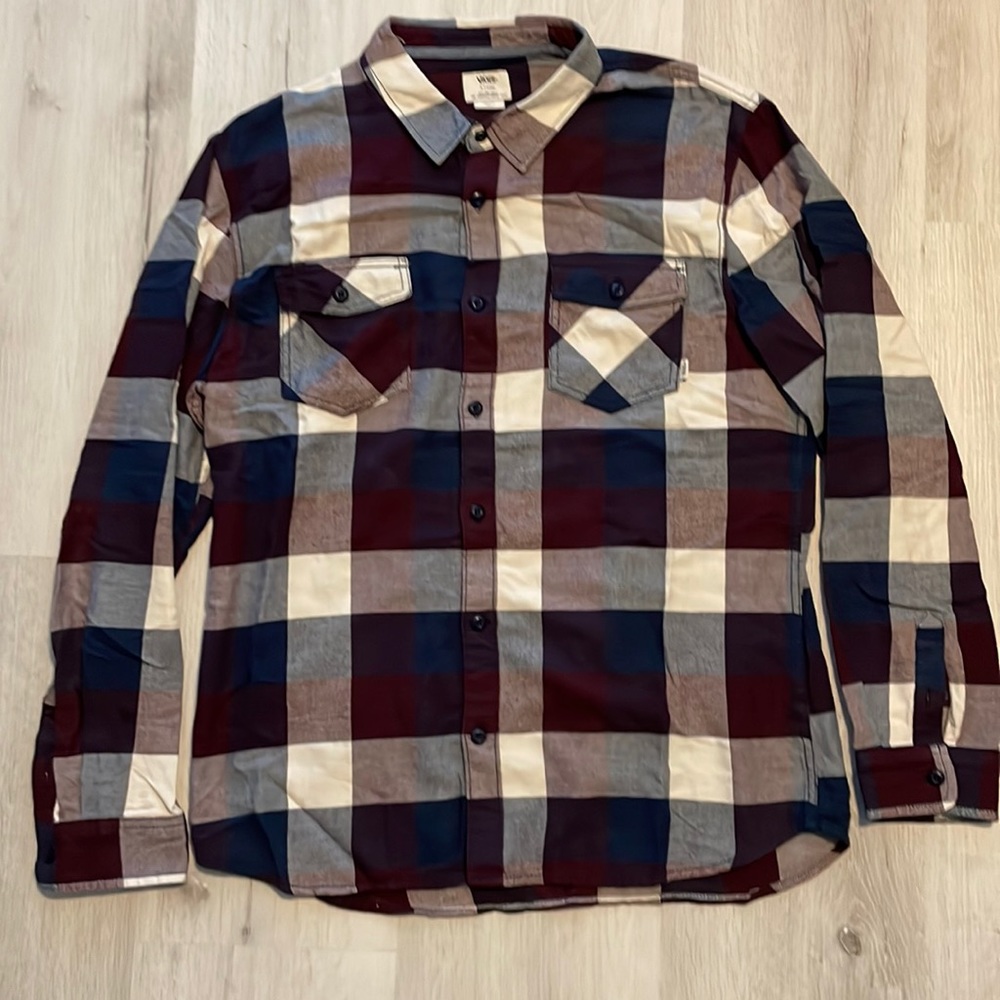 Vans Flannel Long Sleeve Button Down